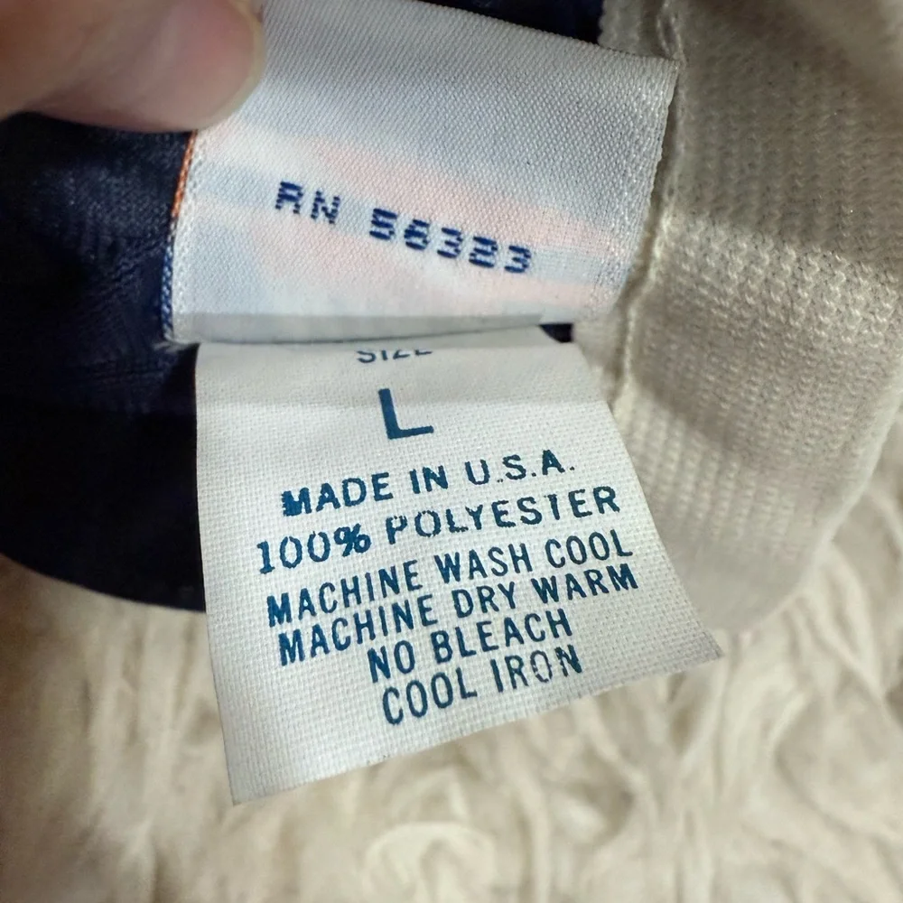 Vintage 80’s Nike Made In The USA‎ Navy Blue Polyester Sheer Women’s Shorts L